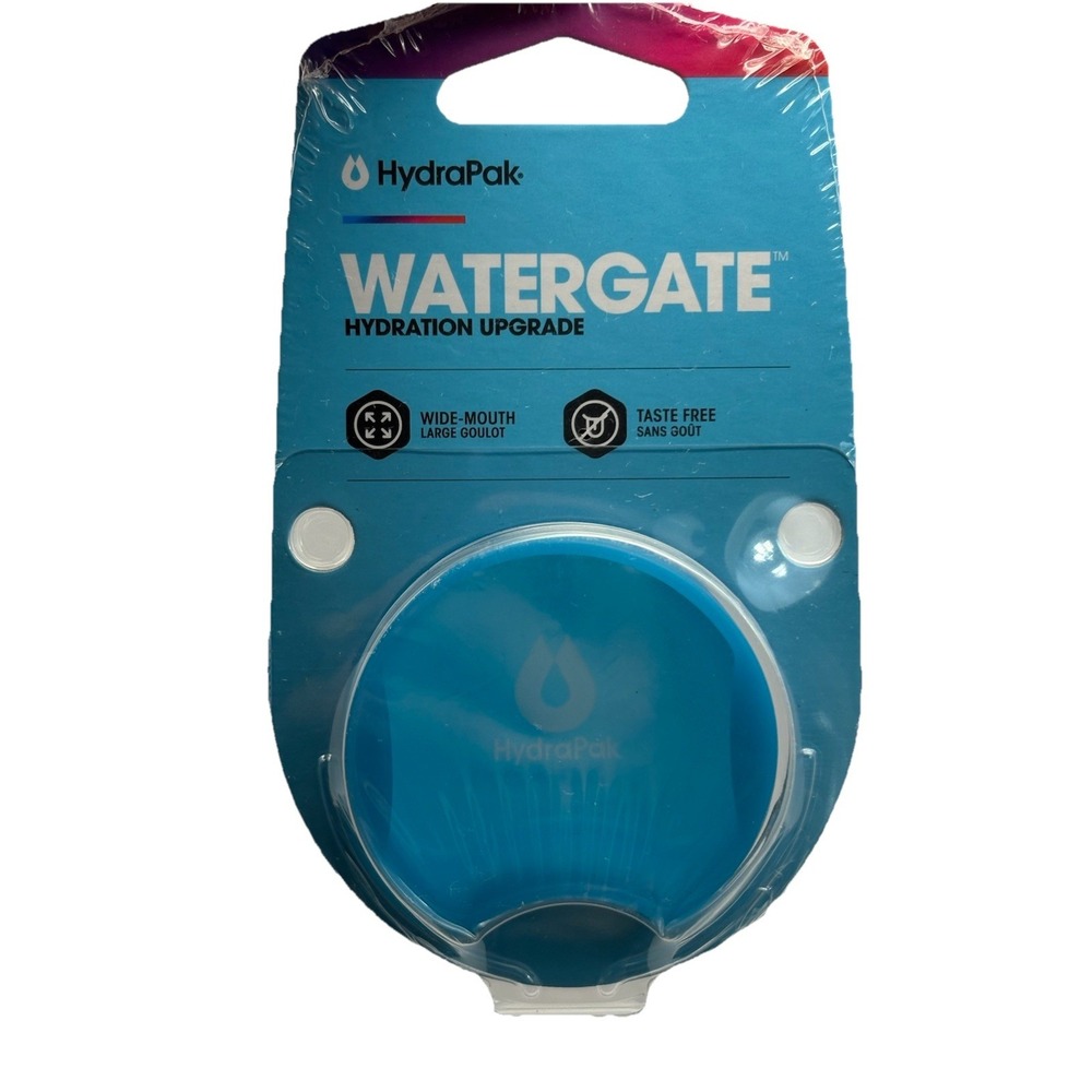 HydraPak Watergate For Wide Mouth Bottle No Spill Blue